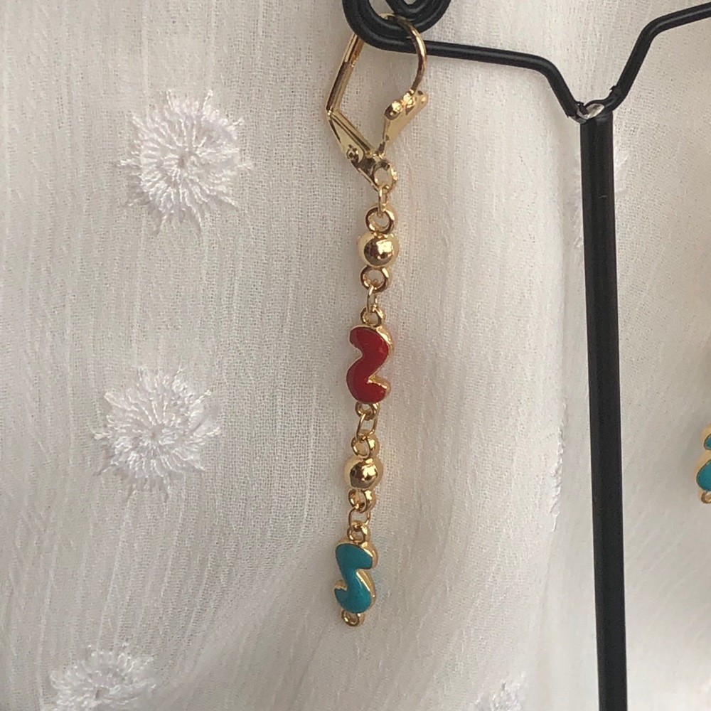 Multicolored jewelry set - Picture 2 of 9